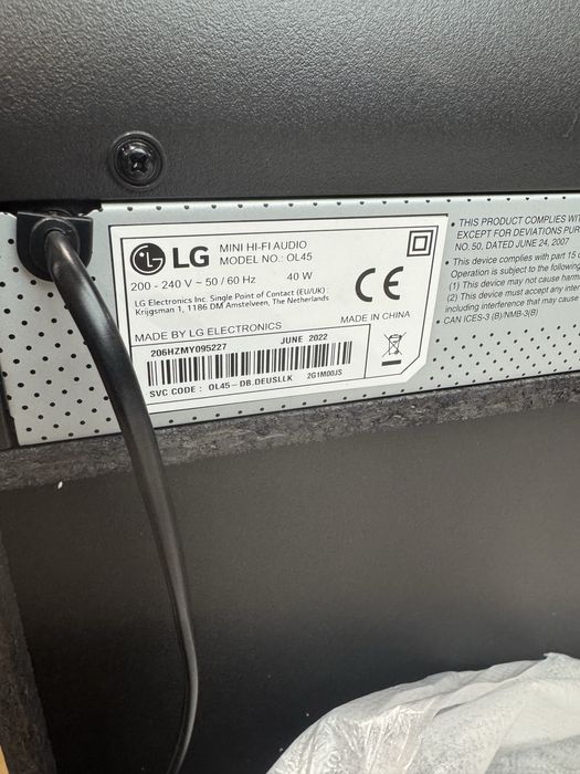 LG box x boom ol 45