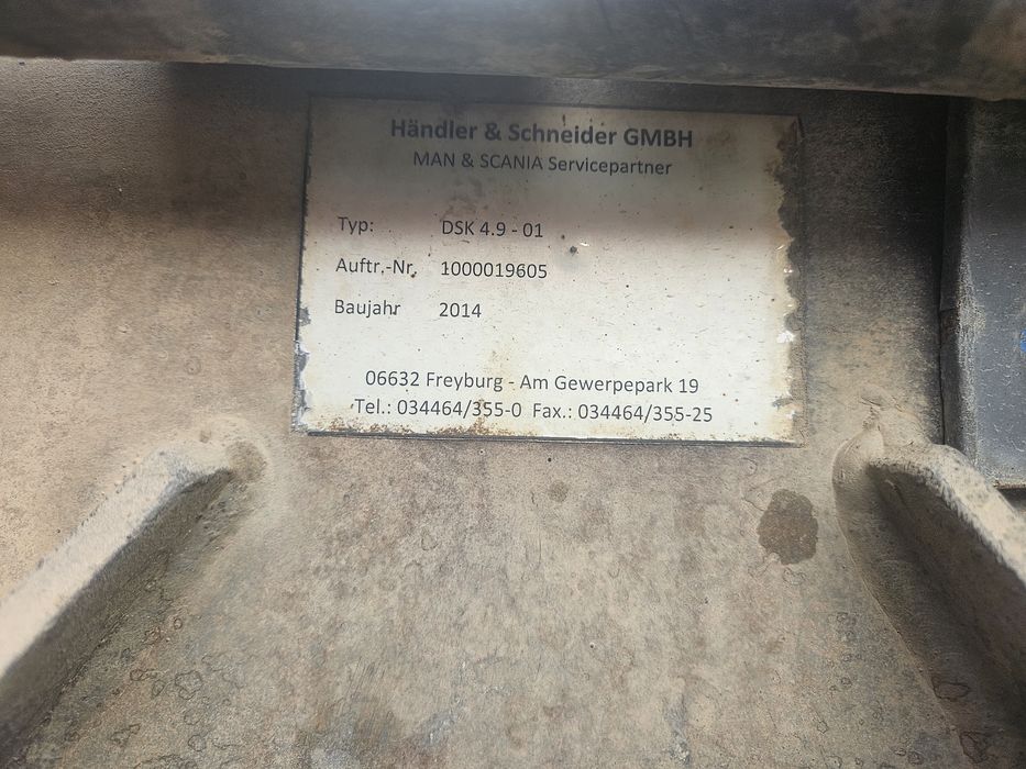 Zabudowa kiper trzystronny schmitz 3os