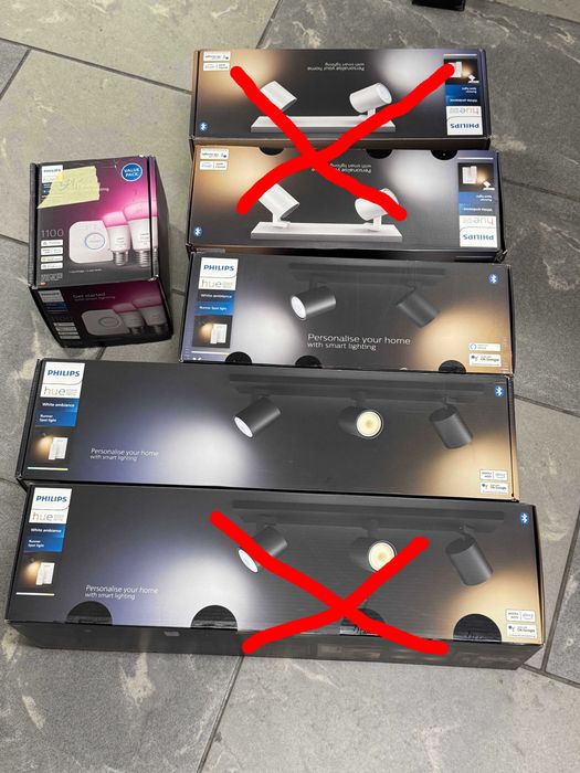 Listwa świetlna 3x PHILIPS HUE black Ambiance Runner czarny WiFi