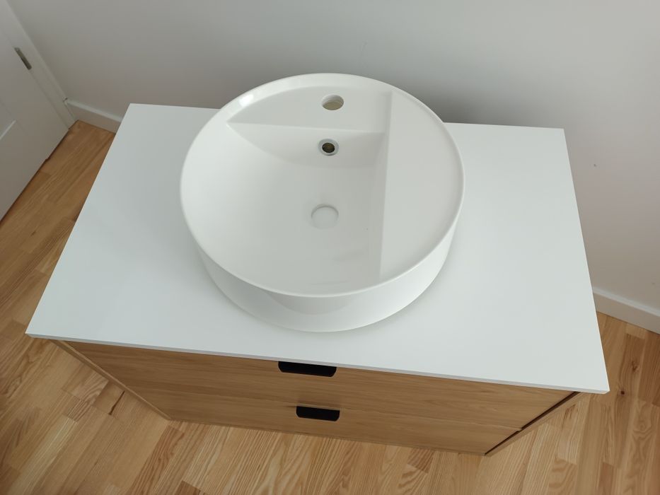 Szafka łazienkowa z blatem 80cm