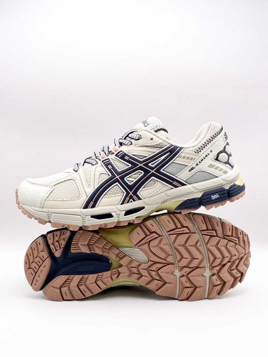 37, 42 кросівки чоловічі асікс кахана бежеві сітка asics gel kahana
