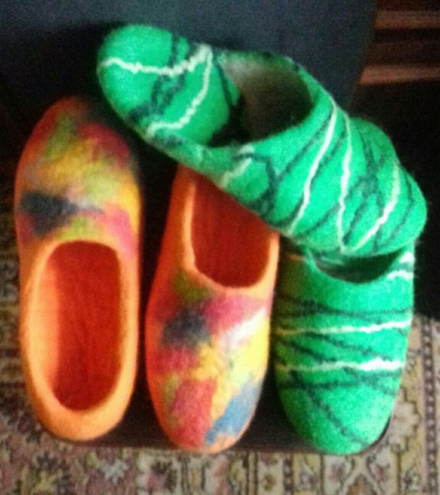 Тапочки валяные на заказ