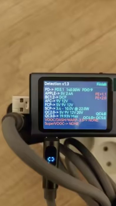 Кабель ULTRA FAST Charging 240 W Type-C to Type-C silicon
