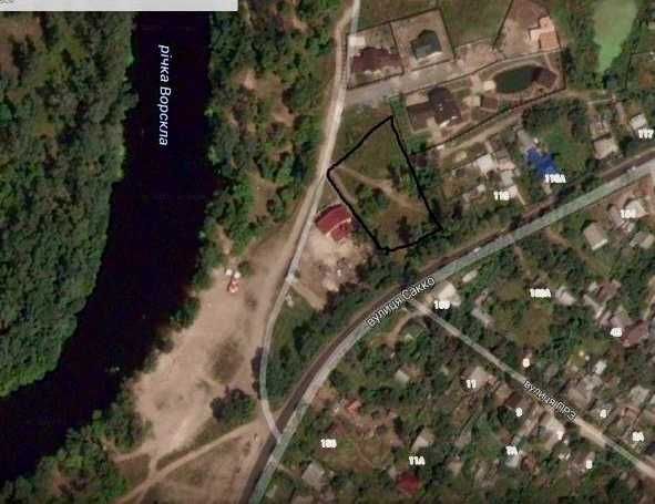 Продаю земельну ділянку біля річки Ворскла в районі 3 пляжу