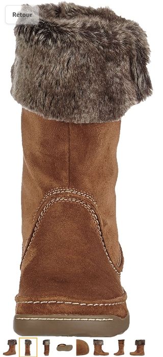 Clarcs nettle ice сапог зимний замша женский