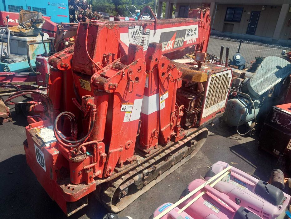 Mini Grua / Guindaste Aranha - Maeda MC-275C - Movida a lagartas - 2,5ton - 7m de comprimento - Fabrico Japonês