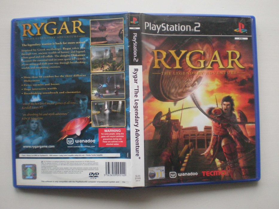 6 jogos PS2 - Dune Spectral Generation Rygar GT-R Guncom Flat