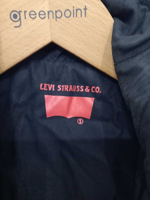 Super Kurtka Płaszcz Levis S GRANATOWA