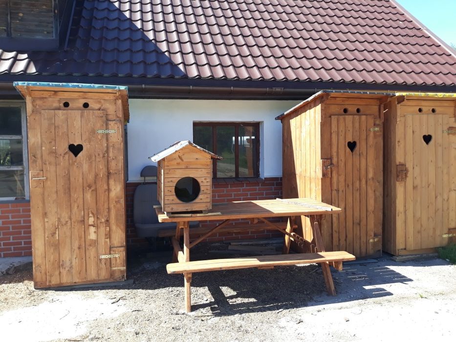 Kibel wychodek ubikacja wc drewniane