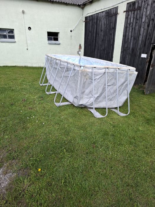 Sprzedam basen 170x380 wysoki 120 z drabiną