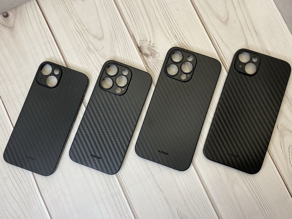 Чехол iPhone 14 /14Pro/14 Pro max K-Doo Air Carbon ультратонкий черный
