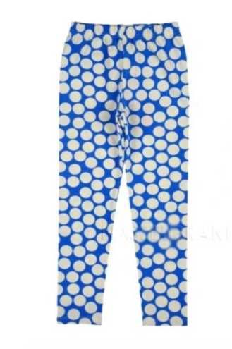 Legginsy w kropki ATUT (Kolor: Niebieski; R 122