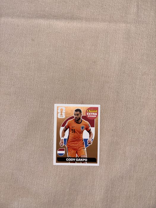 Extra sticker cody gakpo mundial 2026
