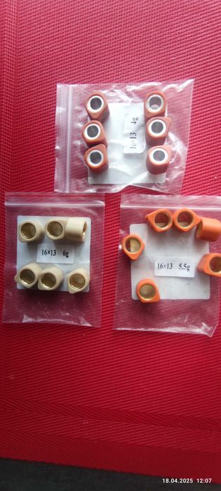 Rolki wariatora 16x13 ksztalt D tuning