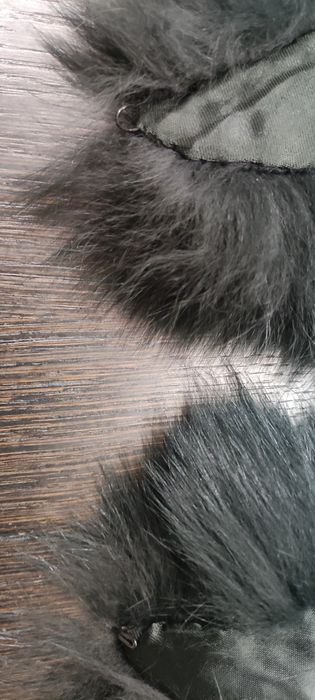 Kołnierz futerko czarny