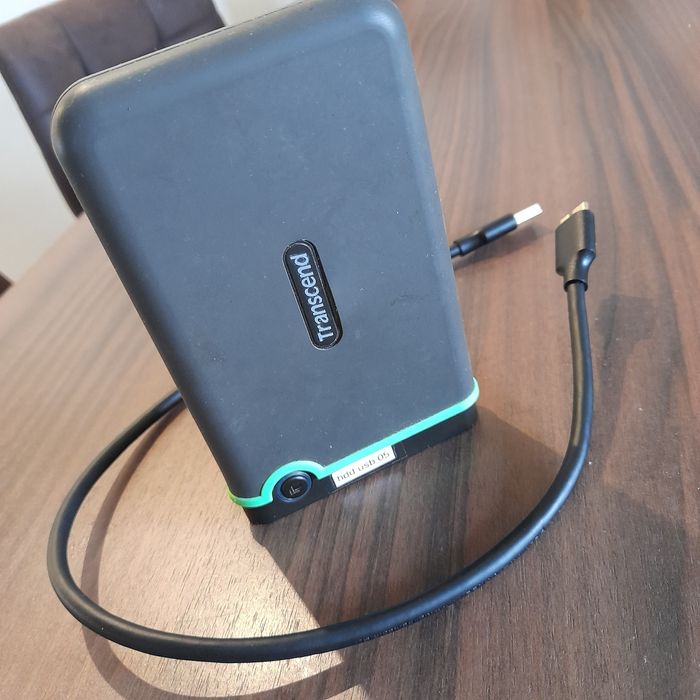 Mega Okazja! Dysk zewnętrzny transcend 1tb, odporny od wstrząsów, idealny dla firm, informatyków!! Okazja cenowa !!