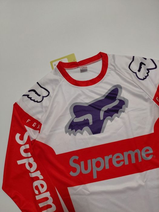 Supreme x Fox джерси | Лонгслив MTB / BMX M L/ Motocross