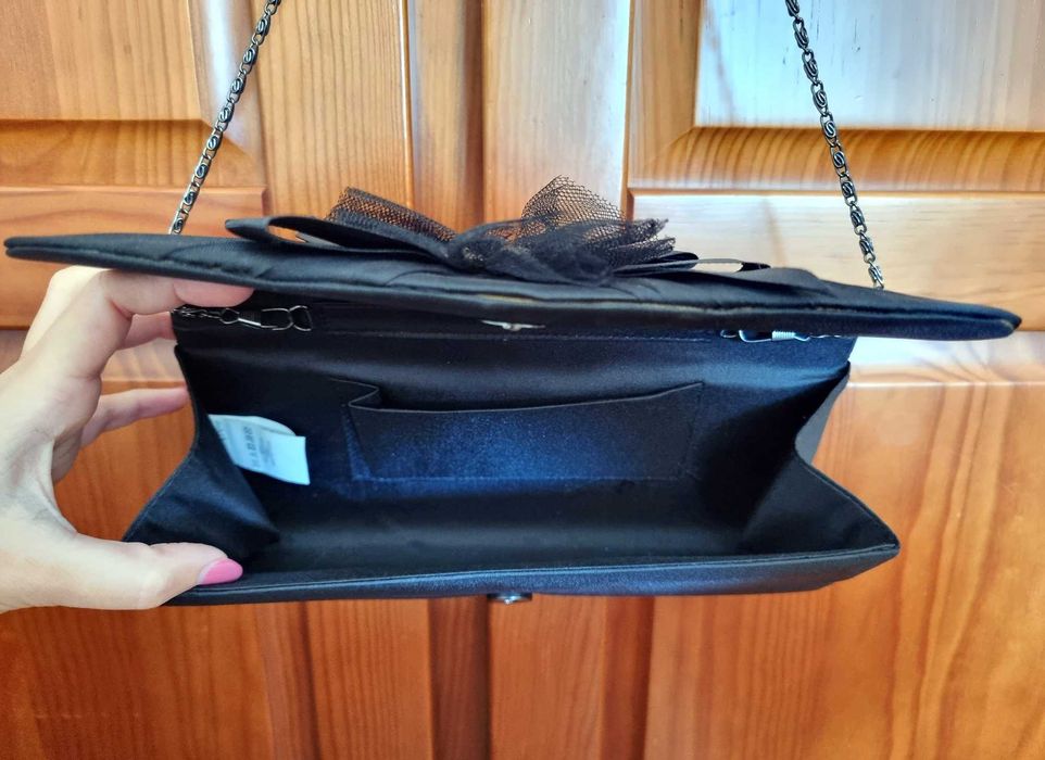 Pochete/ carteira clutch preta Primark