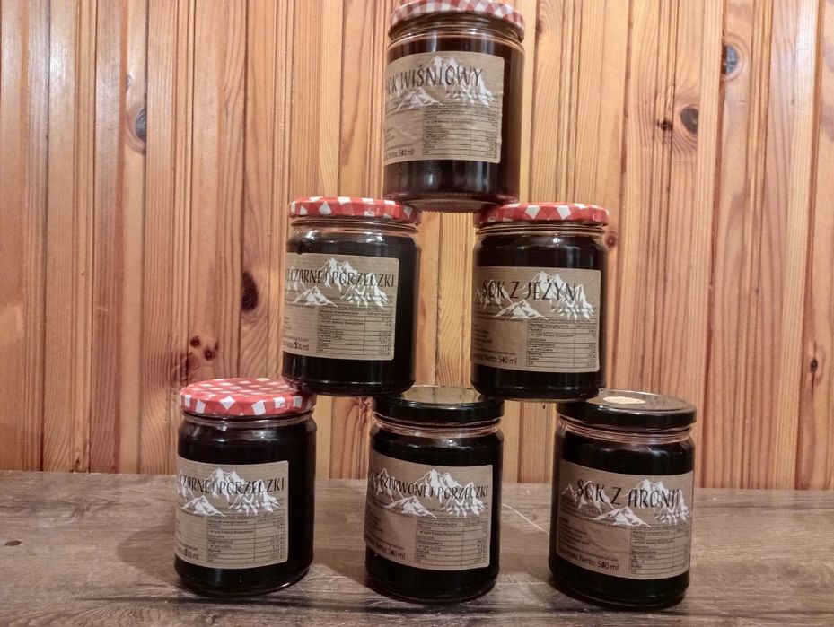 Domowy Sok Malinowy, Naturalny Sok z Malin, + present gratis
