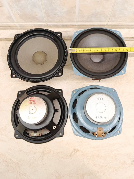 Динамики мидбас , нч , сч .