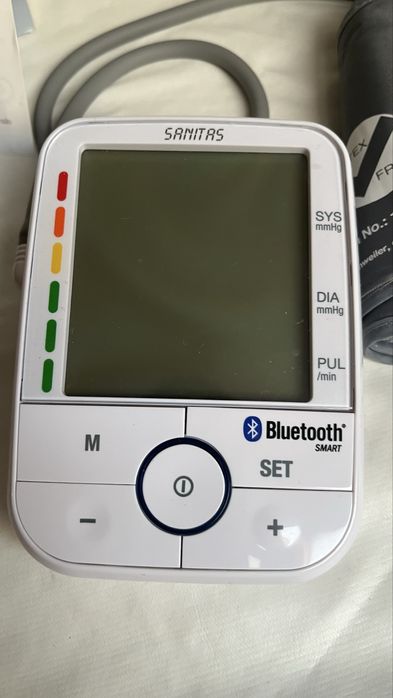 Medidor tensão arterial Sanitas SBM 67 Bluetooth (avariado)