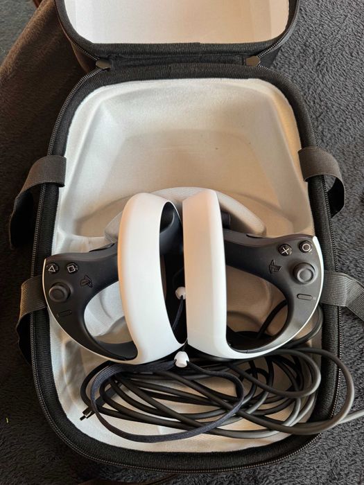 PS VR2 komplet + Adapter PC + Case | Użyte kilka razy