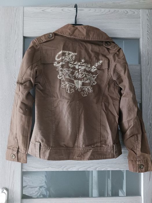 Kurtka parka brązowa