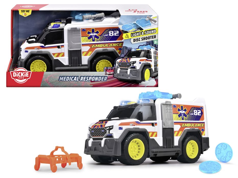 Ambulans Biały Dickie Toys 30 Cm. Nowy Produkt
