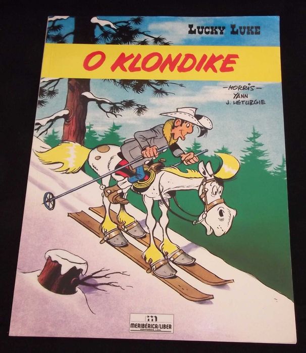 Livro BD O Klondike Lucky Luke Meribérica Liber 1998