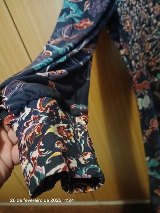 Vestido natura floral lindíssimo