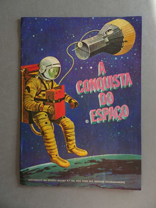 Caderneta de cromos vazia A Conquista do Espaço