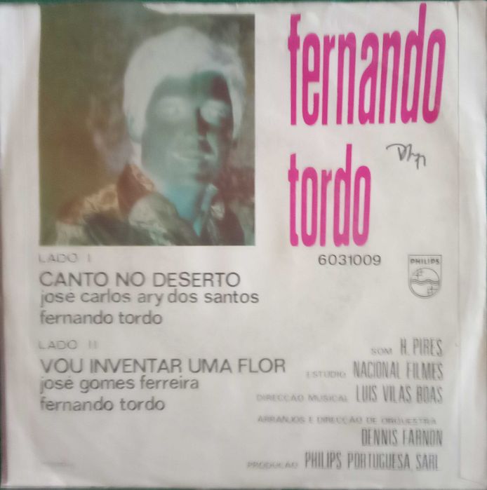 Fernando Tordo	- - - - -	Canto no Deserto	- - - - -	Single