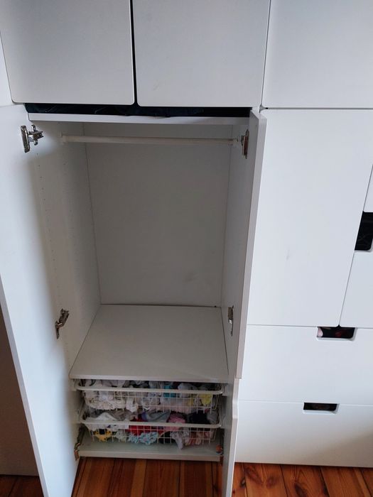 Garderoba Stuva Ikea wysoki regał x2 + Platsa