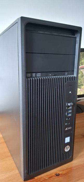 Komputer HP Z240 Tower Workstation + Monitor Benq 24 Cale + klawiatura