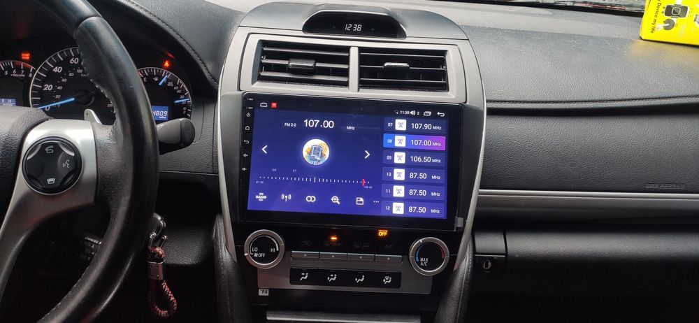 Магнитола мощная Toyota Camry USA 2012-2014, с CarPlay+QLED 8 ядер 4G