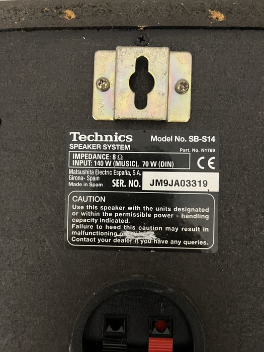 Colunas de som Technics