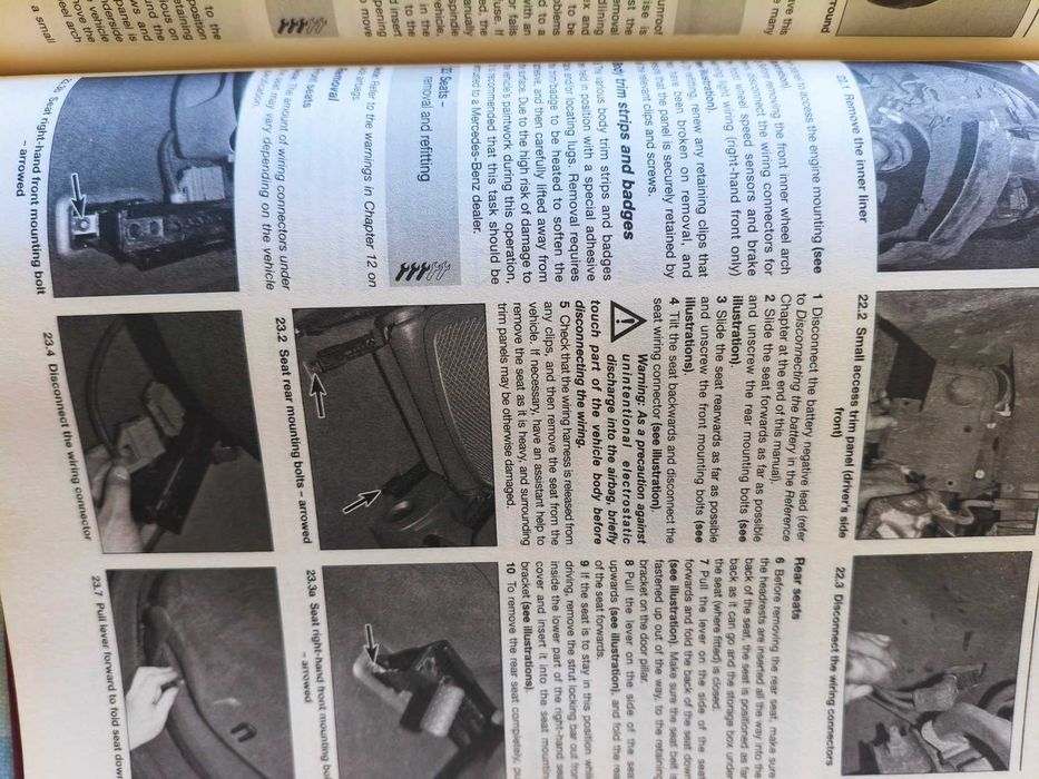 Mercedes benz Classe A W168 livro técnico