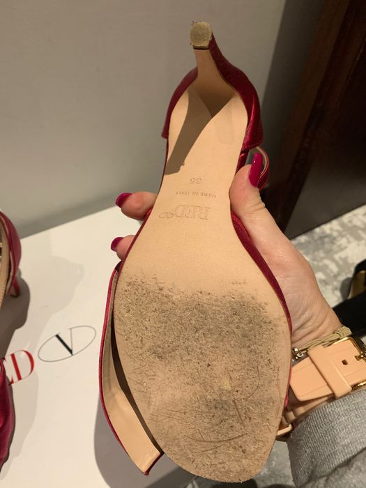 Sandália red Valentino