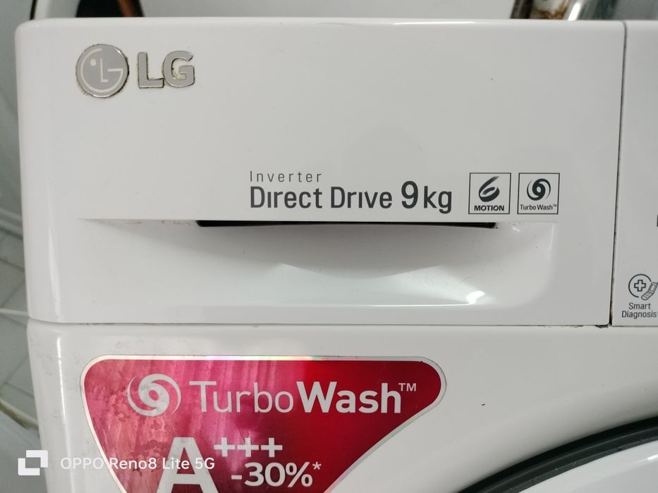 Máquina de lavar roupa LG direct drive 9kg 1400rpm A+++ fazemos entrega e instalação na sua casa.