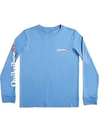 bluzka dla chłopca firmy Quiksilver z długim rękawem niebieska 152/158