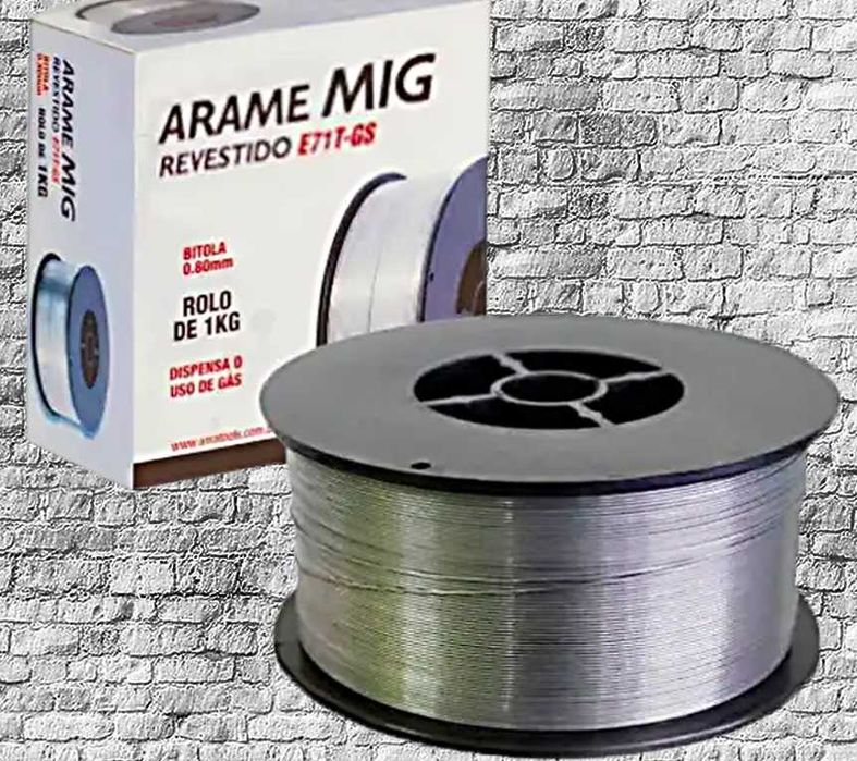 Флюсовий зварювальний дріт E71T-GS, Ø0,8 мм., 1 кг.