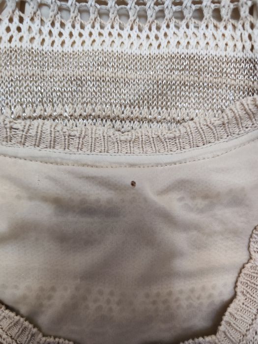 Vestido bege e branco da Color Add