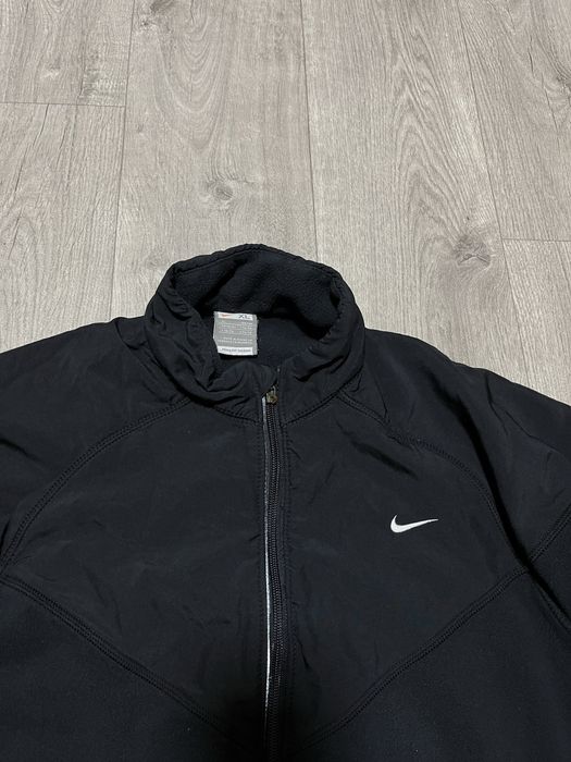 Вінтажна флісова кофта з нейлоном Nike
