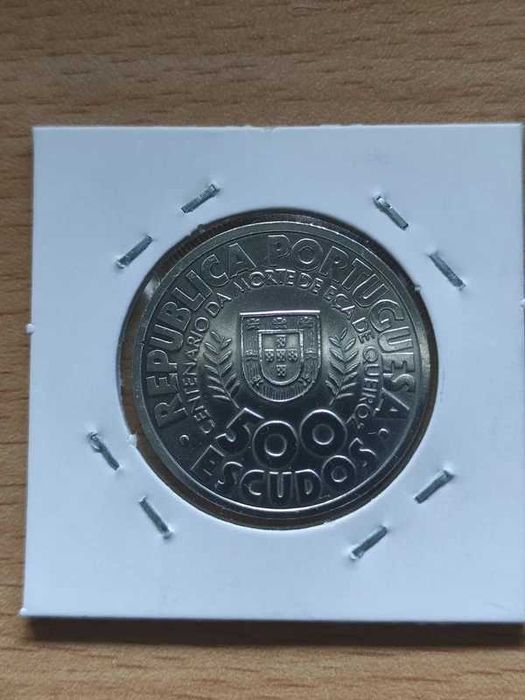 Moeda 500 Escudos PRATA 2000 - Eça Queiroz