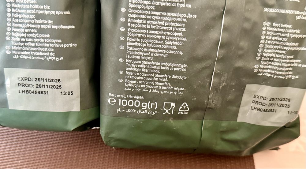 Jacobs Crema Traditional Professional 2x1 kg