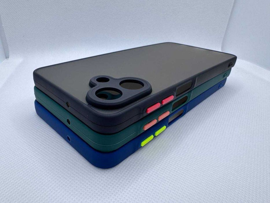 Противоударный чехол для Samsung A07 и A17 матовый бампер защита камер