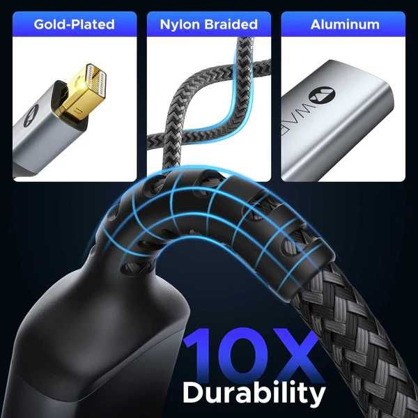 Adapter 4K 30HZ Mini DisplayPort na HDMI, srebrnoszary, 25 CM