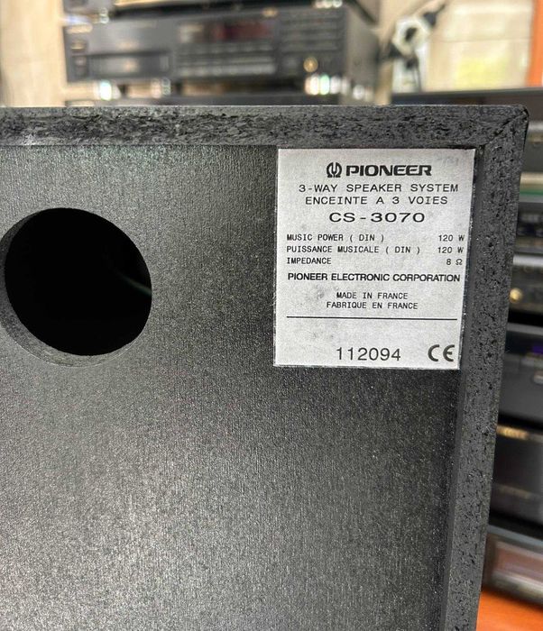 Pioneer CS-3070 excelentes 120w pesadas reflex bass como novas