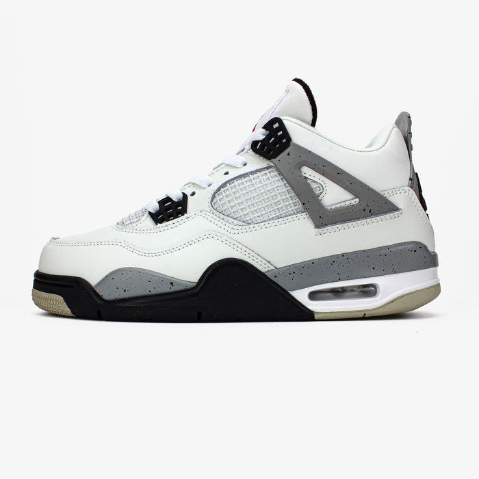 Чоловічі кросівки Nike Air Jordan 4 "White Cement" Розміри 40-45