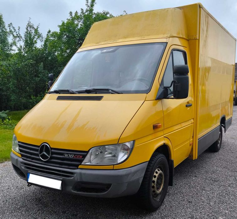 Mercedes Sprinter 308 CDI Poczta niemiecka Kontener